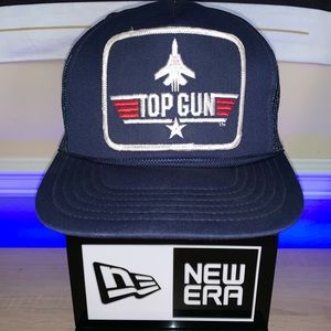 VINTAGE 1986 TOP GUN MOVIE PROMO TRUCKER SNAPBACK